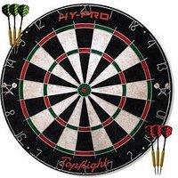 Hy-Pro Topflight Dartboard With 6X 18G Darts