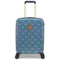 Joules Cabin 4 Wheeled Trolley Case - Tiled Diamond