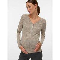 Mamalicious Maternity Bodycon Fit Top - Green
