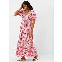 Accessorize Red Gingham Puff Sleeve D