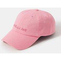 Accessorize Rose All Day Baseball Cap - Pink