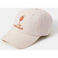 Accessorize Spritz Please Baseball Cap - Cream