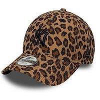 New Era Unisex Mlb Cord 9Forty Ny Yankees Cap - Leopard Print