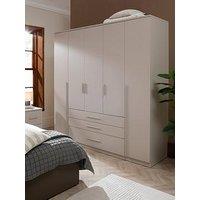 The Very Collection Murcia 5 Door, & 3 Drawer Combi Wardrobe - Oatmeal