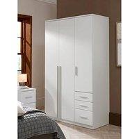 The Very Collection Murcia 3 Door, 3 Drawer Combi Wardrobe - White