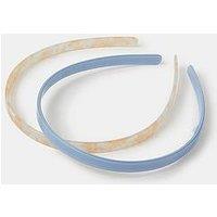 Accessorize 2 X Skinny Acetate Headbands - Multi