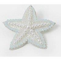 Accessorize Beaded Starfish Barrette Hair Clip