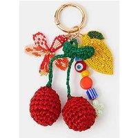 Accessorize Beaded Fruit Bag Charm