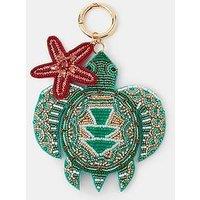 Accessorize Beaded Turtle Bag Charm