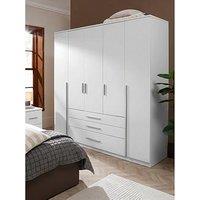 The Very Collection Murcia 5 Door, & 3 Drawer Combi Wardrobe - White