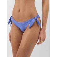 Accessorize Shell Bunny Tie Bikini Bottoms - Blue