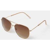 Accessorize Metal Aviator Sunglasses