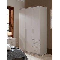 The Very Collection Murcia 3 Door, 3 Drawer Combi Wardrobe - Oatmeal