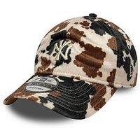 New Era Unisex Animal Print Mlb 9Twenty Ny Yankees Baseball Cap - Brown