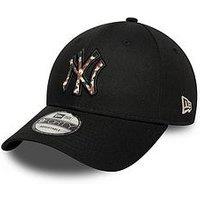 New Era Structured 9Forty Adjustable Baseball Cap - Black