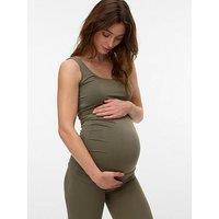 Mamalicious Maternity Top - Olive - Green
