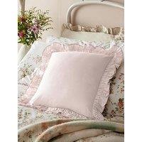 Laura Ashley Idina Feather Filled Cushion 45Cm X 45Cm Blush Pink