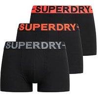 Superdry Trunks Triple Pack - Black