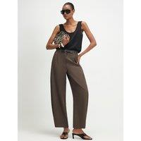 River Island Belt Trim Barrel Trouser