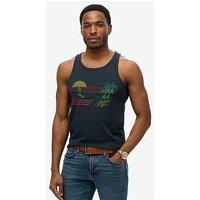 Superdry Outdoor Stripe Vest - Navy