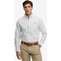 Superdry Preppy Oxford Long Sleeve Shirt - Blue