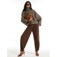 River Island Suedette Cuffed Barrel