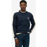 Superdry Athletic Club Crew Sweatshirt - Navy