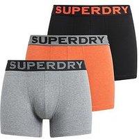 Superdry Boxer Triple Pack - Orange