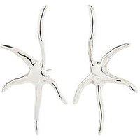 Pilgrim Prism Earrings Silver-Plated