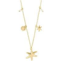 Pilgrim Prism Necklace Gold-Plated