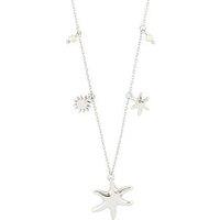 Pilgrim Prism Necklace Silver-Plated