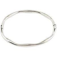 Pilgrim Haze Bangle Silver-Plated