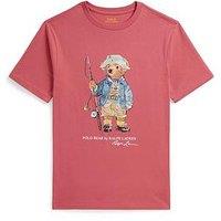 Polo Ralph Lauren Boys Bear Short Sleeve T-Shirt - Red