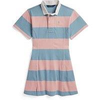 Polo Ralph Lauren Girls Stripe Short Sleeve Polo Dress