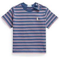 Polo Ralph Lauren Baby Boys Stripe Short Sleeve T-Shirt - Blue