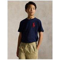 Polo Ralph Lauren Boys Big Pony Short Sleeve T-Shirt - Navy