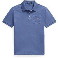 Polo Ralph Lauren Boys Pocket Detail Short Sleeve Shirt - Blue