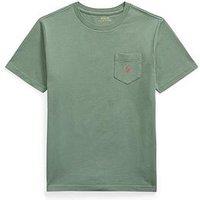 Polo Ralph Lauren Boys Short Sleeve Pocket Detail T-Shirt - Green