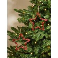 Heaven Sends Star Shaped Hanging Bell Decoration Set Of 2