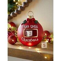 Heaven Sends Days Until Christmas Bauble Decoration - 13.6 Cm