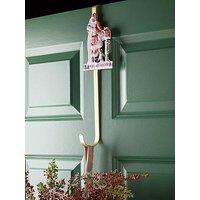Heaven Sends Santa Metal Christmas & Wreath Hanger