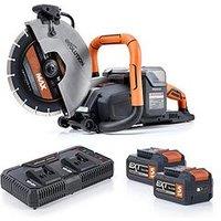 Evolution R260Dct-Li & Cordless 260Mm Disc Cutter With Dust Suppression, Plus & 2X 5Ah & Batteries