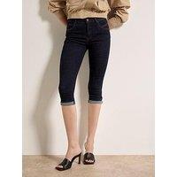 Apricot Sara Capri Jeans - Blue