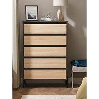 Swift Raina 5 Drawer Chest Ready Assembled
