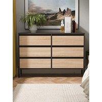 Swift Raina 6 Drawer Wide Chest Ready Assembled