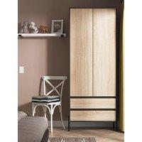 Swift Raina 2 Door 2 Drawer Wardrobe Ready Assembled