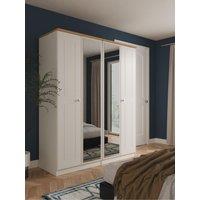Swift Tivoli 4 Door Mirrored Wadrobe Ready Assembled