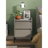 Swift Ciara 2 Drawer Bedside Cabinet Ready Assembled