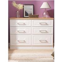 Swift Regent 6 Drawer Double Chest Ready Assembled