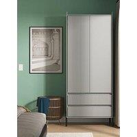 Swift Ciara 2 Door 2 Drawer Wardrobe Ready Assembled